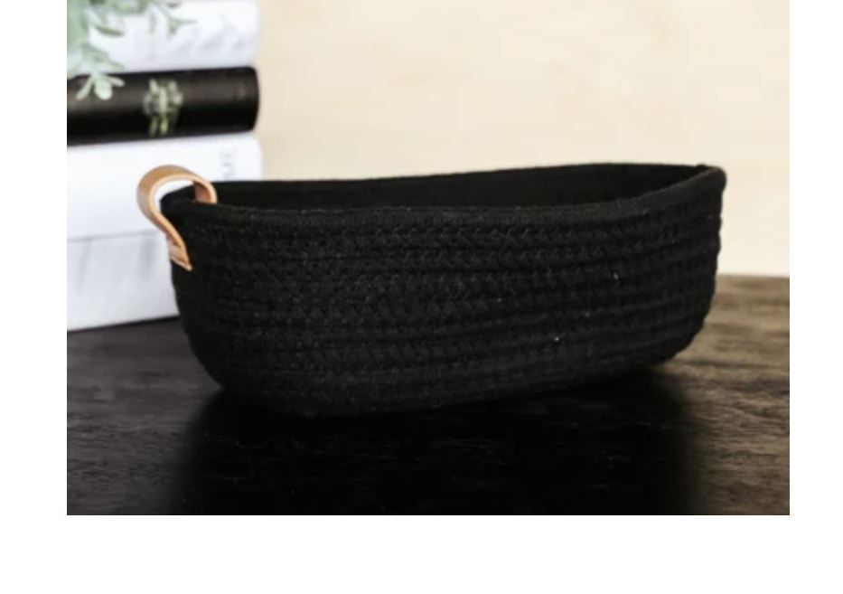 Small Ebony Basket