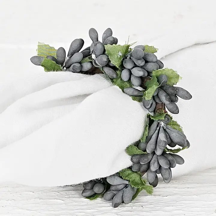 Dusty Blue Pip Ring