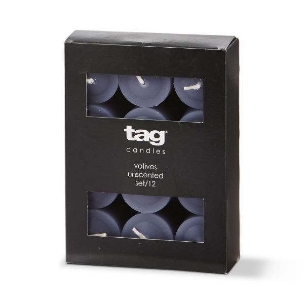 Set of Votive Candles (Blue)