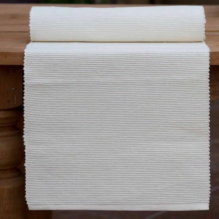 Ribbed Ivory Runner