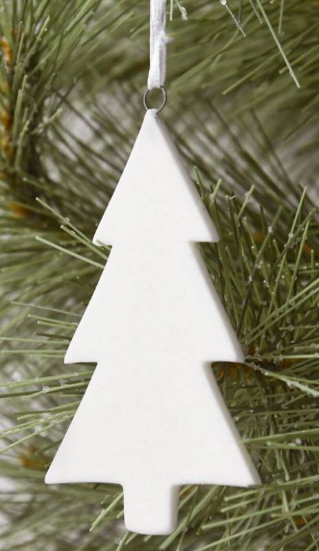 Stoneware Tree Ornament