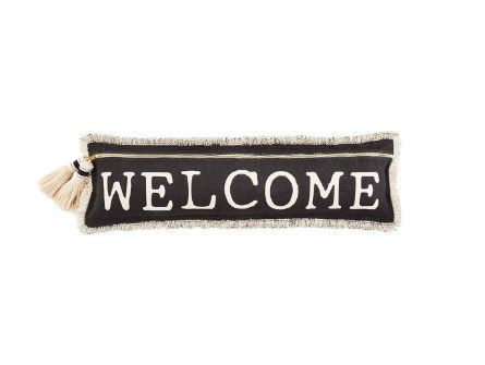 Long Welcome Tassell Pillow