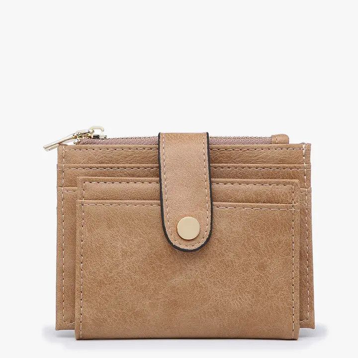 Sam Mini Snap Wallet Mocha