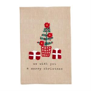 Tree French Knot Tea Towel