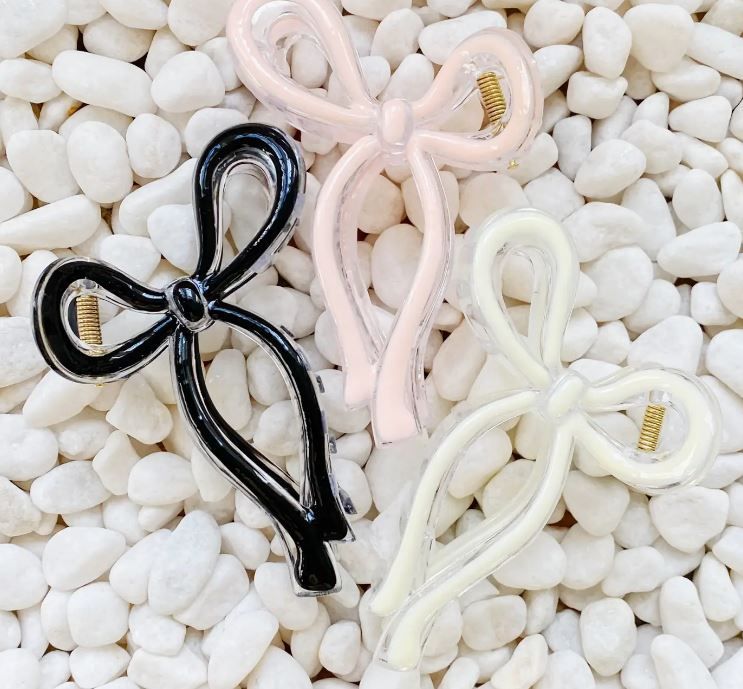 Annie Bow Hair Clip, Set of 3