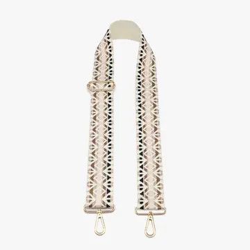 Beige Bohemian Crossbody Strap
