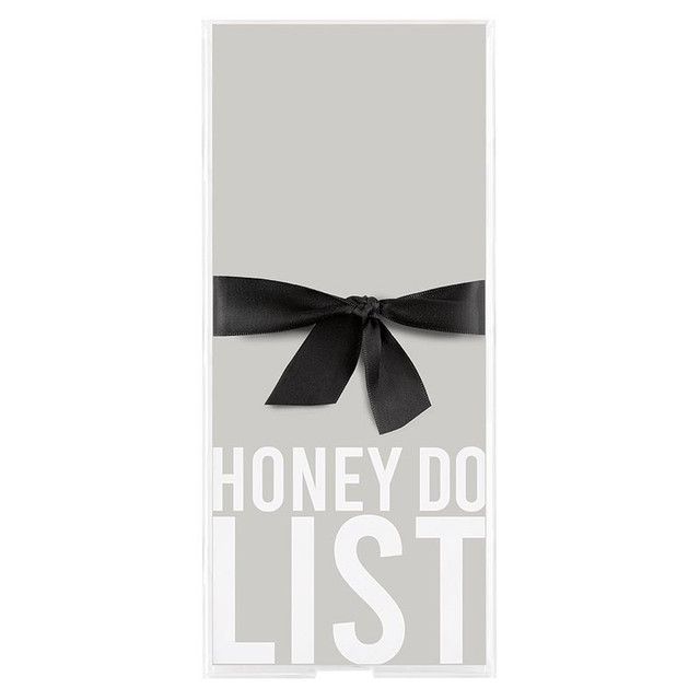 Honey Do List Notepad in Acrylic Tray