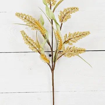20&quot; Yellow Mustard Heather Spray
