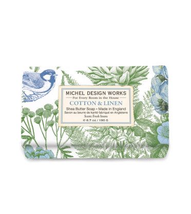 Cotton and Linen Medium Bath Bar Soap