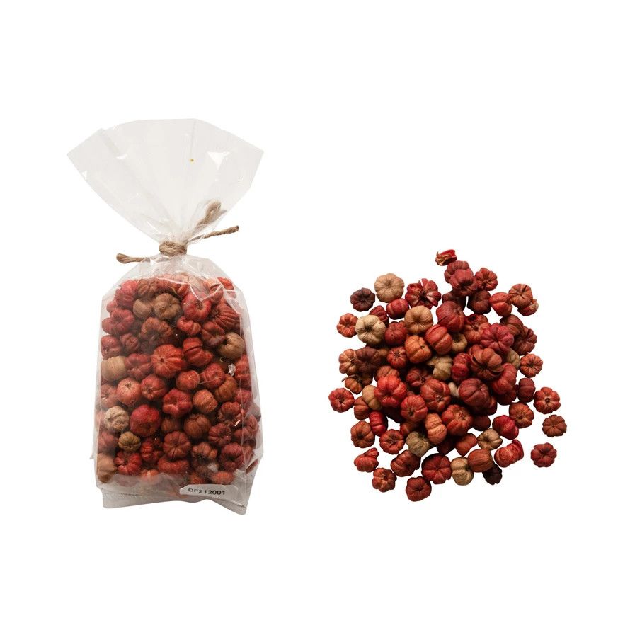 Dried Natural Pumpkin Shaped Mix - Orange