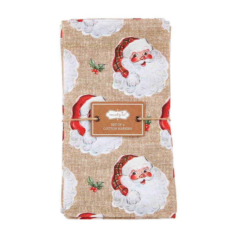Vintage Santa Napkin