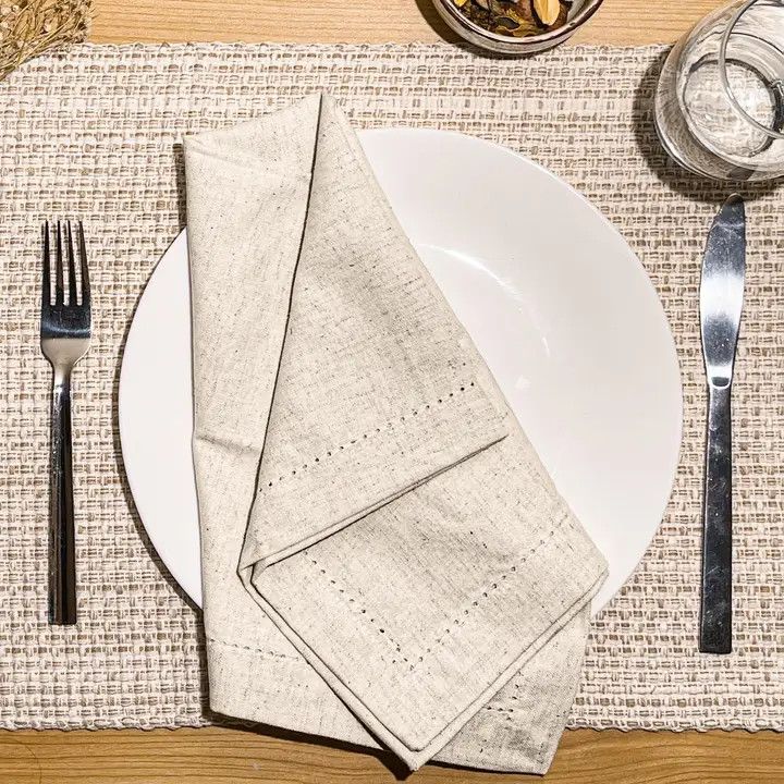 Beige Hemstitch Napkin