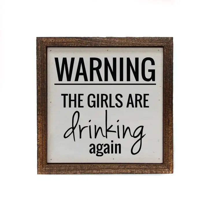 6x6 Warning Sign