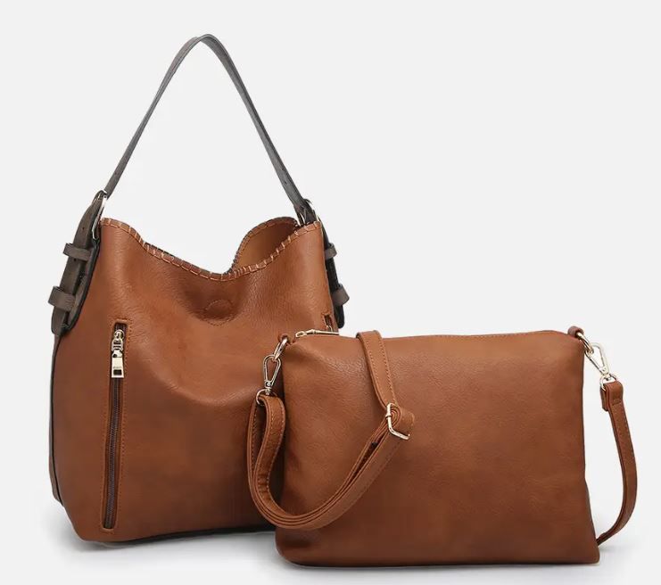Alexa 2-In-1 Hobo Bag Brown