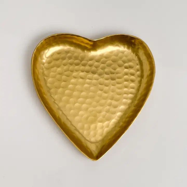 Hammered Aluminum Heart