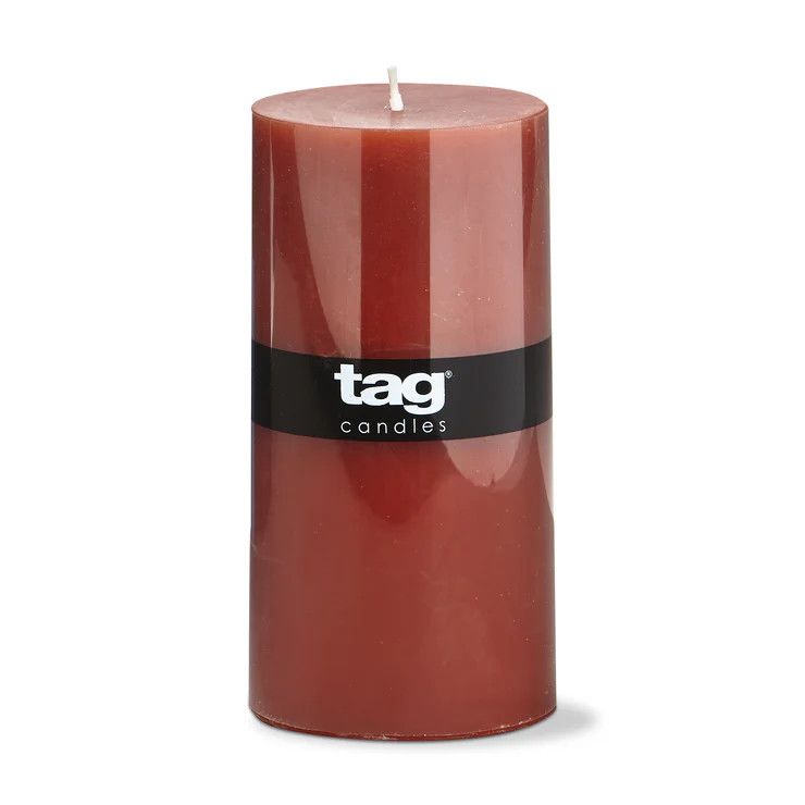 3x6 Pillar Candle Burnt Sienna