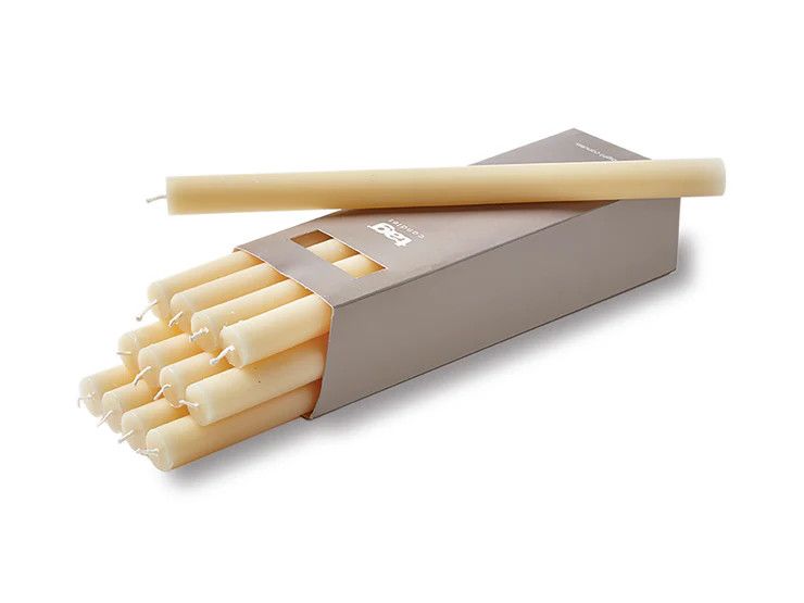 12&quot; Straight Candle Ivory