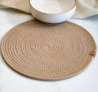 13&quot; Sand Round Placemat