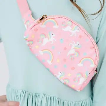 Pink Little Unicorn Belt Bag
