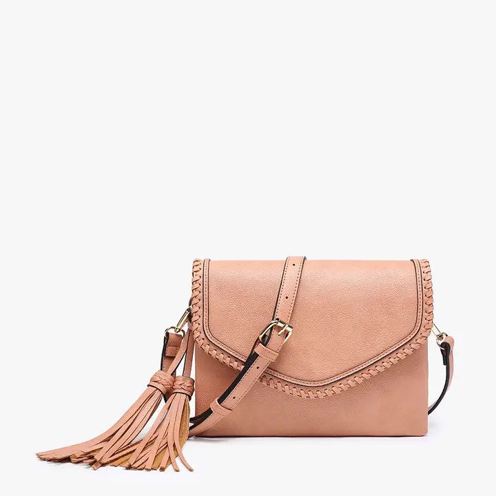 Sloane Flapover Crossbody Apricot