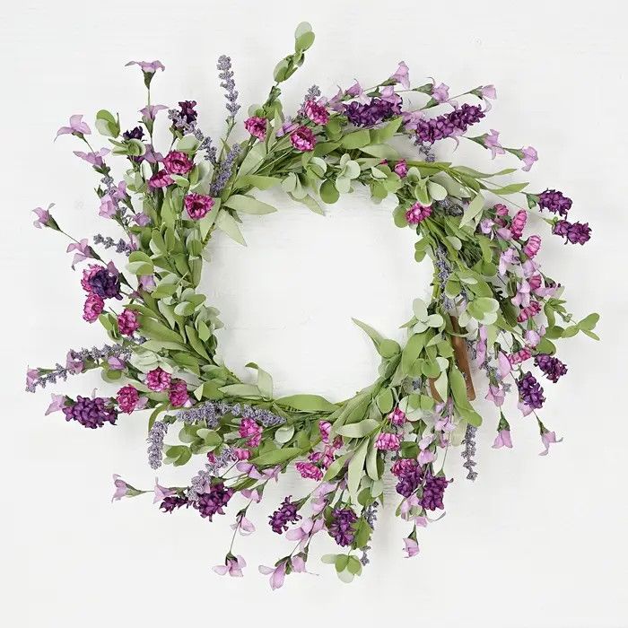 22&quot; Mixed Lavender Wreath
