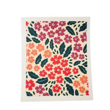 Summer Flower Swedish Dishcloth