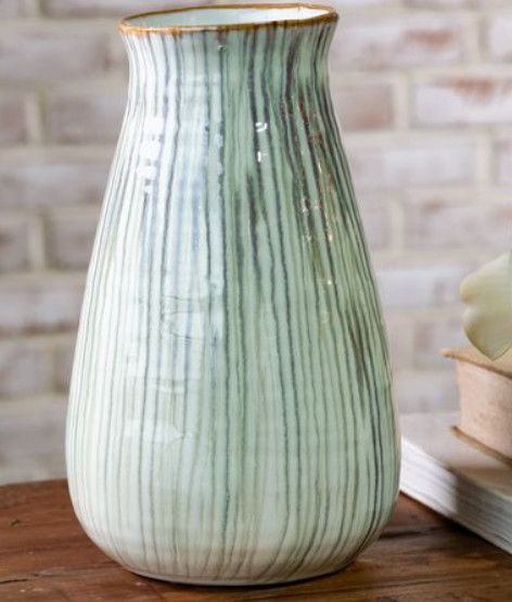 10&quot; Printemp Ceramic Vase