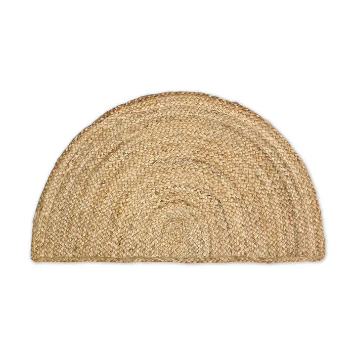 Braided Jute Semicircle Rug 18&#39;&#39;x30&#39;&#39;