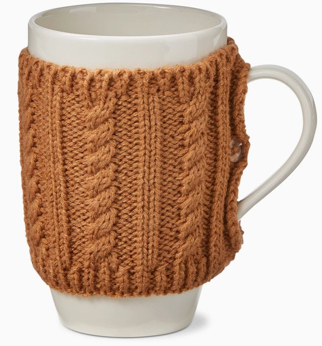 Warm Wishes Sweater Mug Chestnut