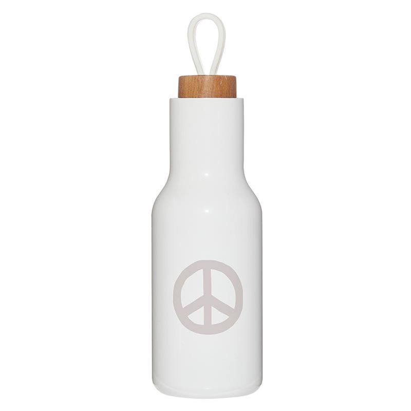 Peace Sign Stainless Steel Water Bottle