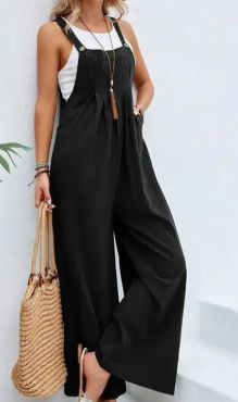Black Casual Jumpsuit