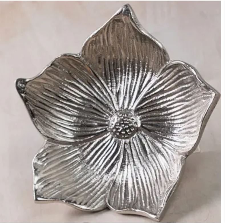 Silver Flower Bowl