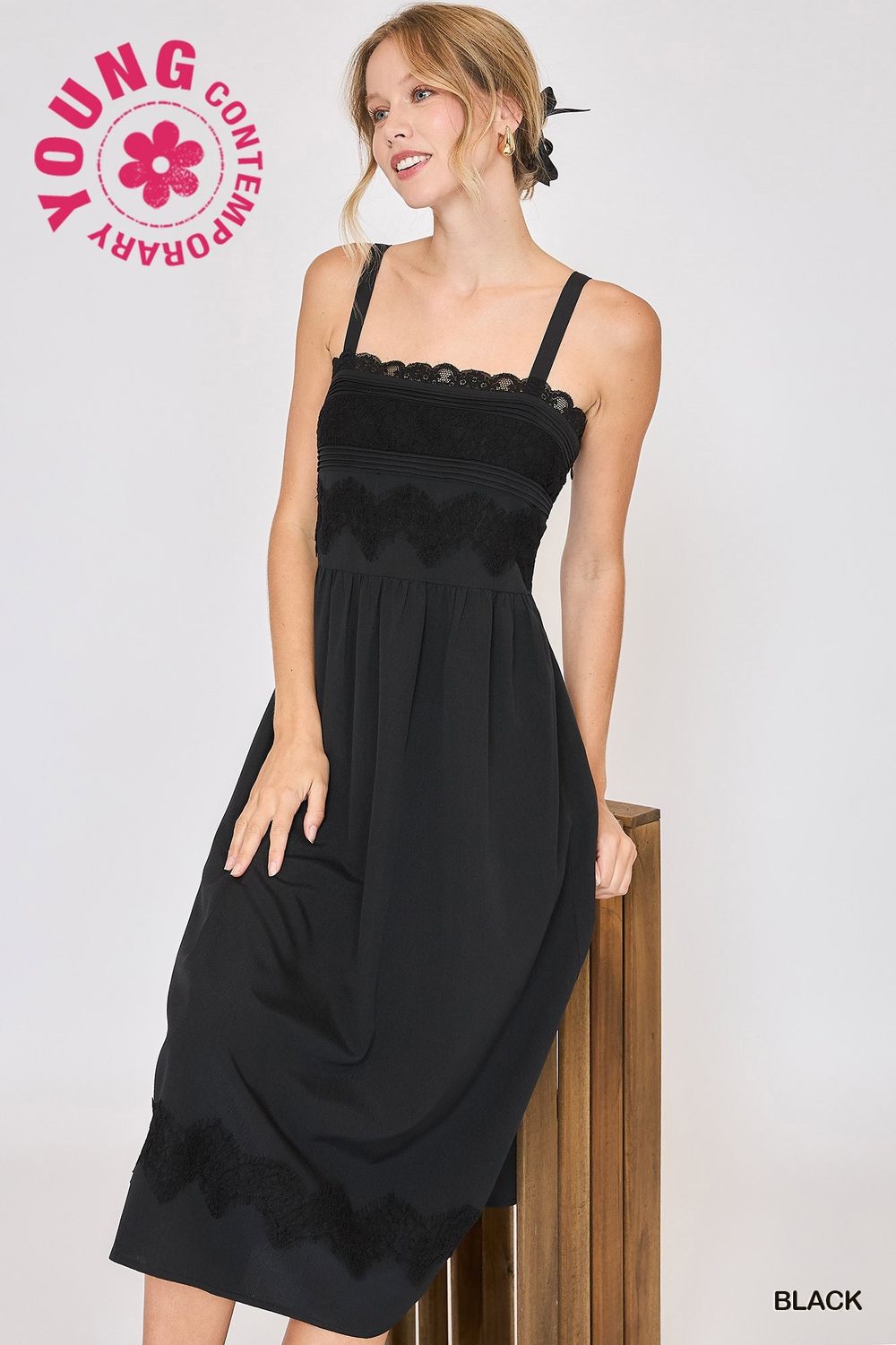 Lace Midi Dress