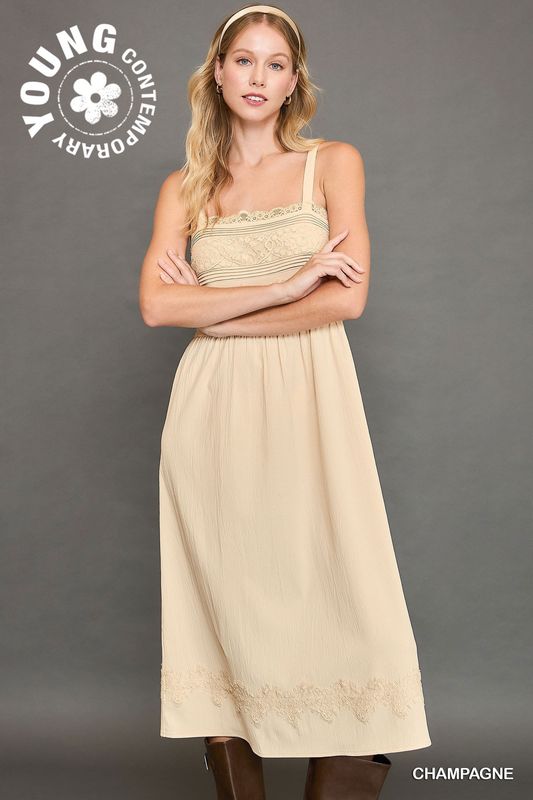 Lace Midi Dress