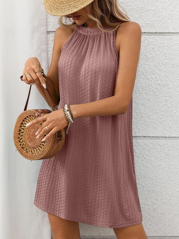 Round Neck Loose Dress