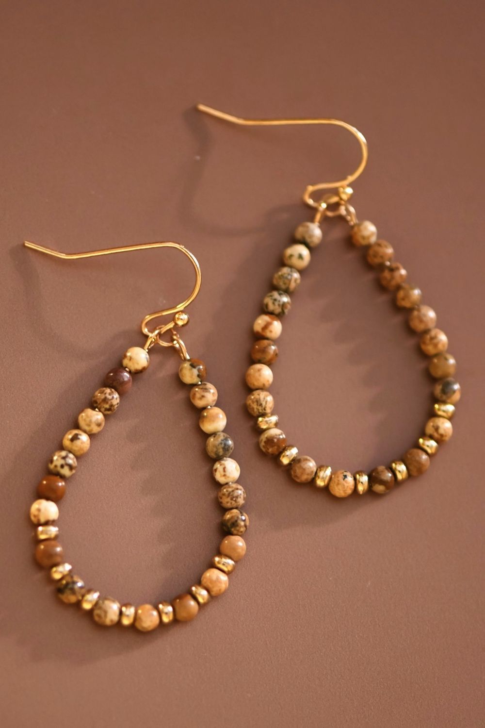 Beaded Teardrop Earrings