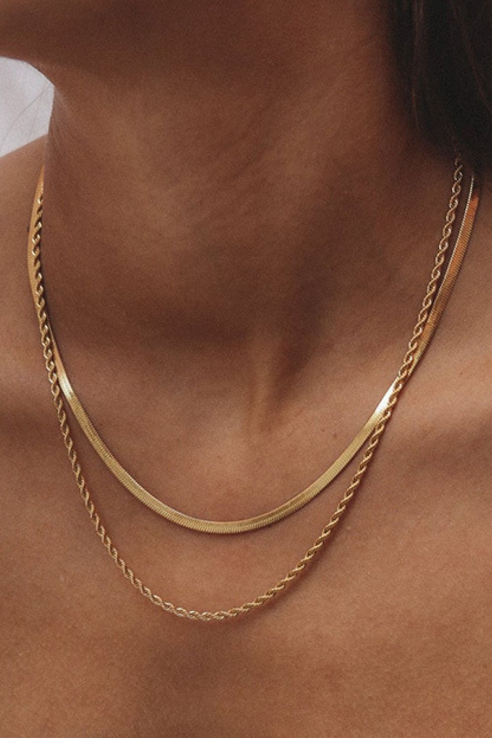 18K Layered Necklace