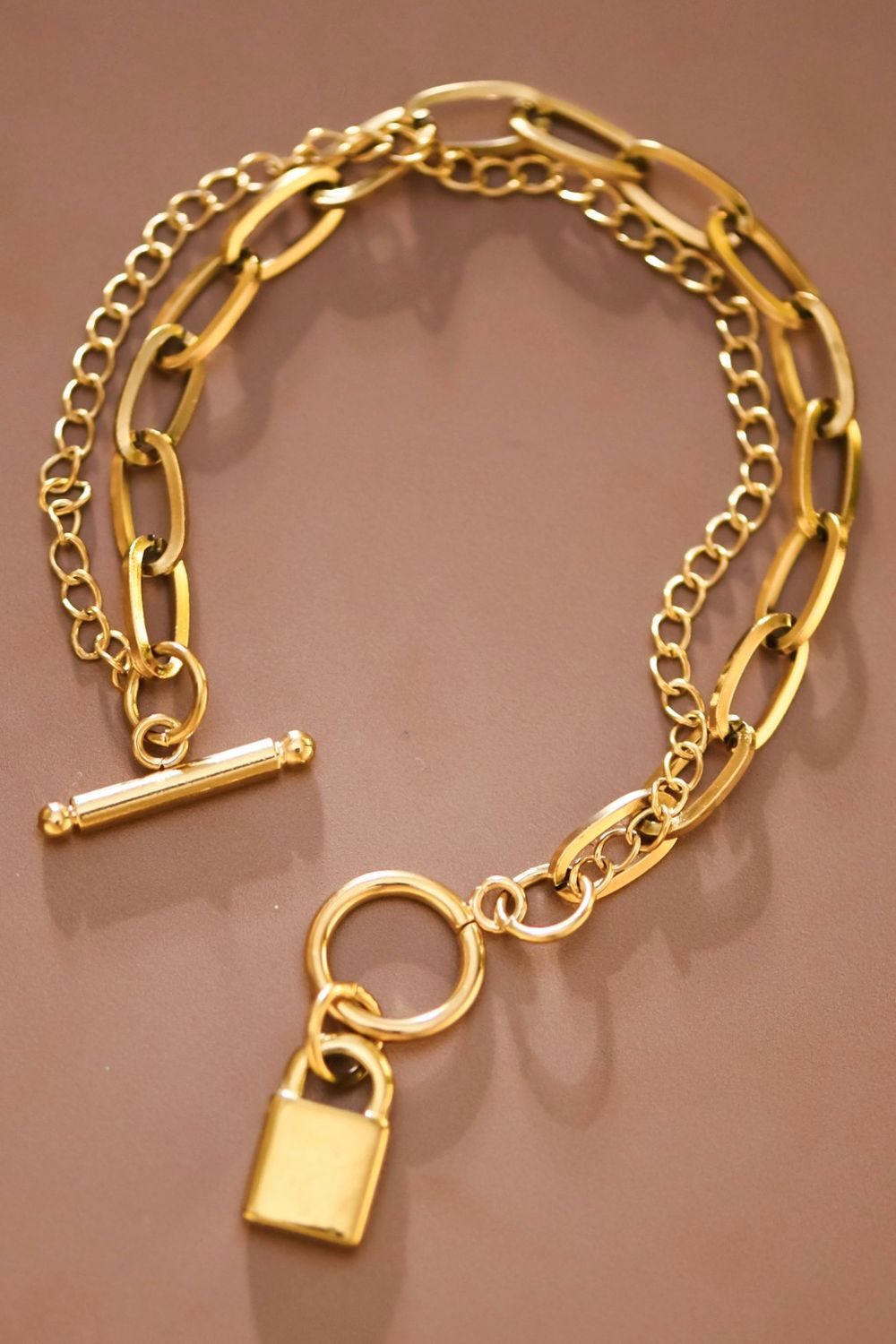 Layered Chain Link Bracelet