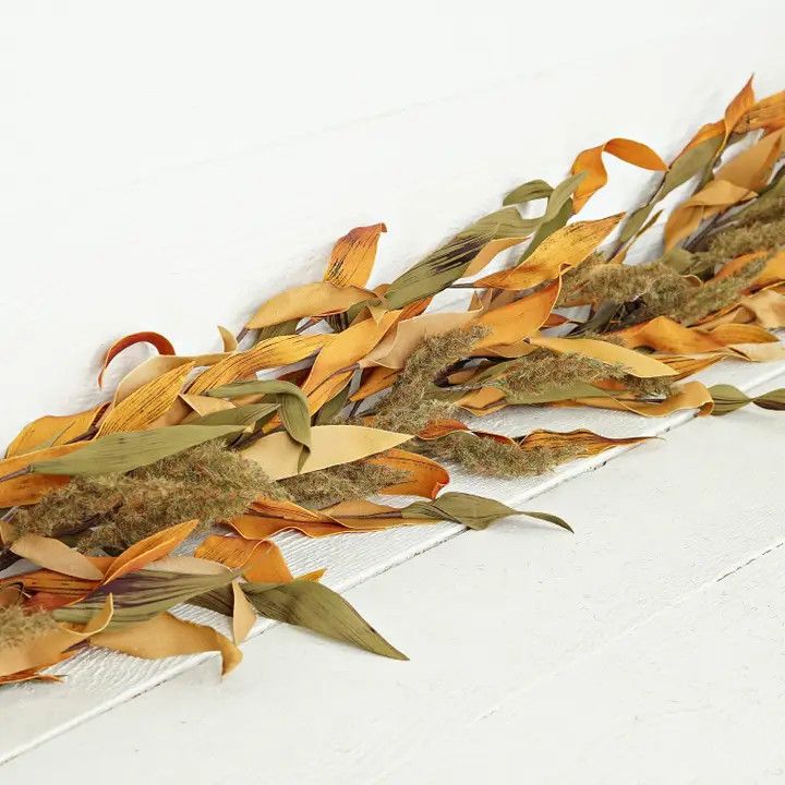 4&#39; Fall Mix Herb Garland