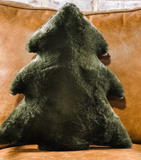 18&quot; Soft Green Tree Pillow