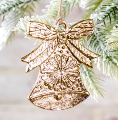 3&quot; Gold Bell Ornament