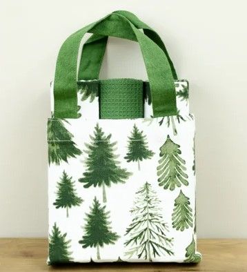 3 Tree Towel Set with Bag
