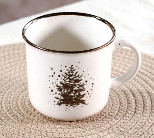 Metallic Tree Mug