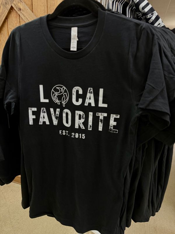 Local Favorite Black Cotton Tee
