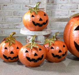 Metal Jack-o-Lantern