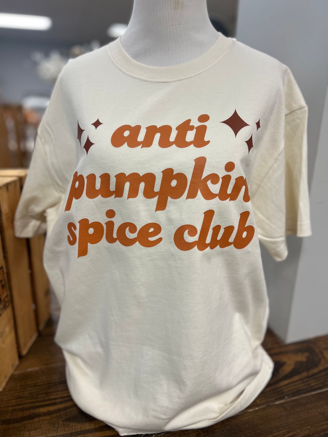 Anti Pumpkin Spice Club Oversized Tee