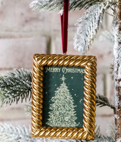 4&quot; Square Frame Ornament