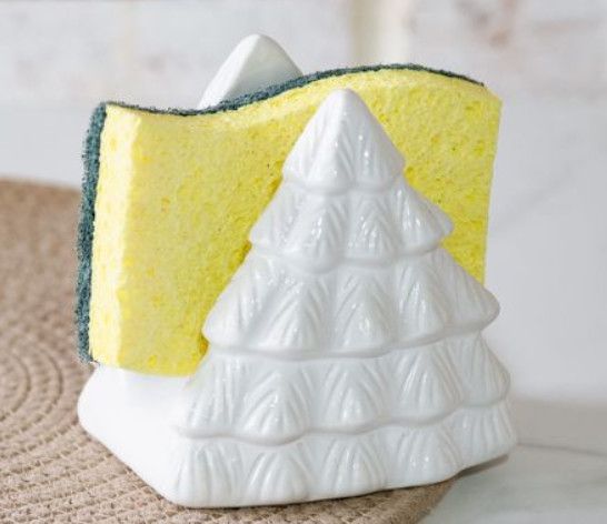 White Tree Sponge Holder