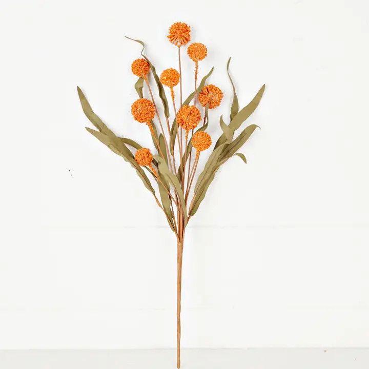 20in Orange Country Thistle Berry with Leave