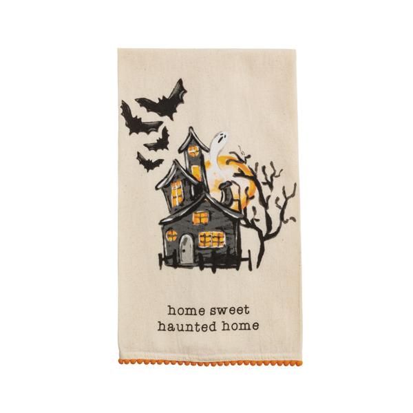 Haunted House Printed Towel